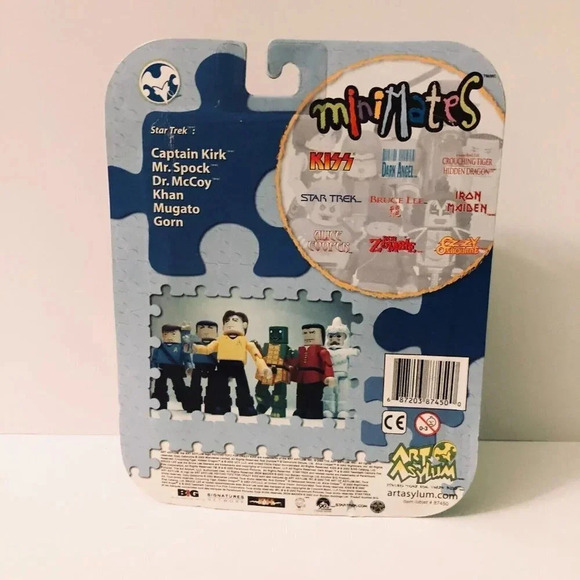 2002 Star Trek Minimates Gorn and Dr McCoy 3 Inch Tall  Figures - Picture 9 of 16